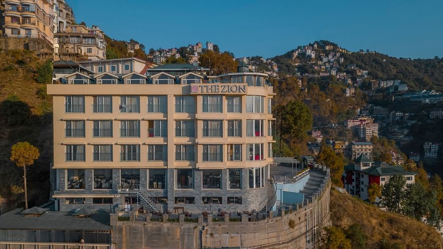 facade image of the zion, shimla
