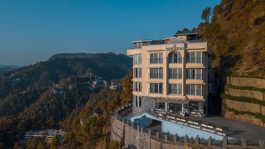facade image of the zion, shimla