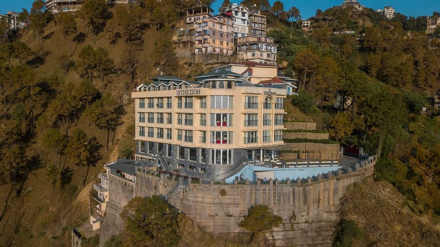 facade image of the zion, shimla