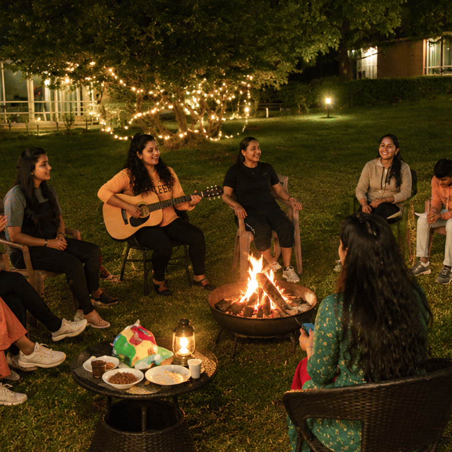 Campfire with In-House Music