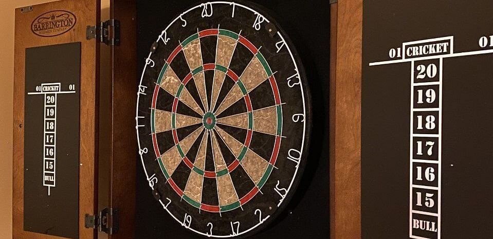 An archery board 