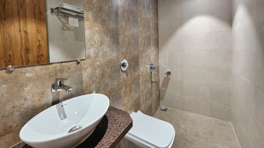 Cottage Room Bathroom - VITS Daman Devka Beach