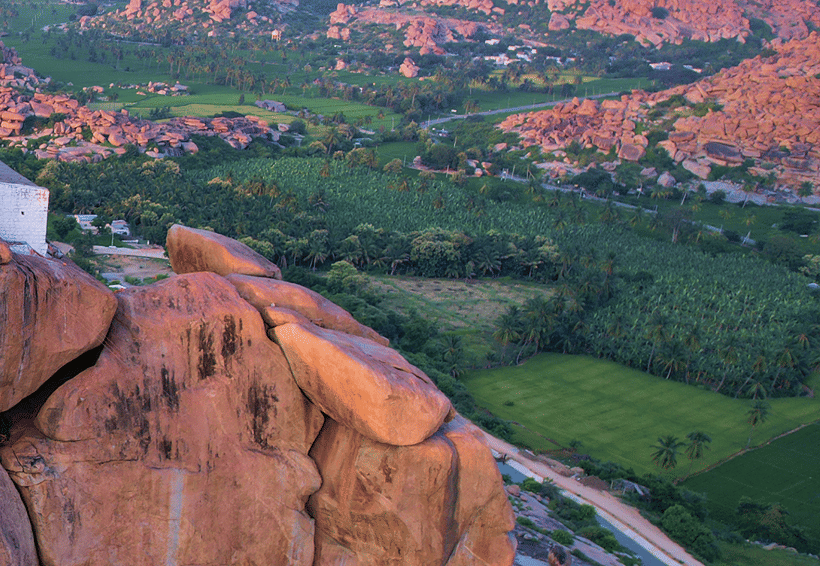 Anjanadri Hill near Nature Trails Ashoka Resort Hampi