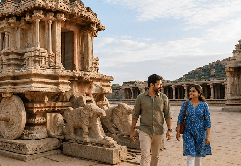 Vittala Temple near Nature Trails Ashoka Resort Hampi