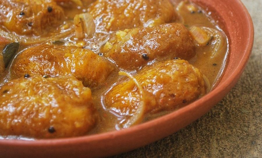 Sweet and spicy Coorg Style Kaad Manga Curry.