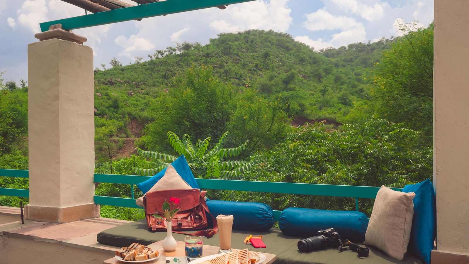 Cozy corners at Trees N Tigers, Sariska