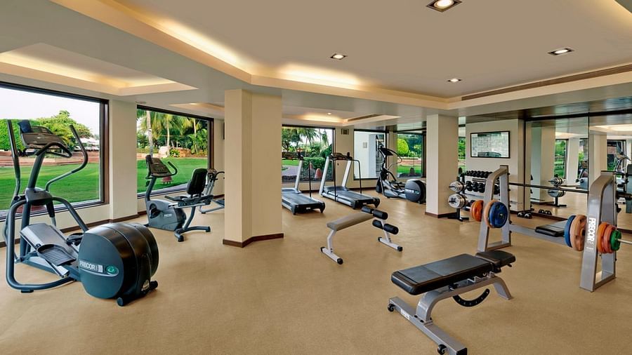 gym equipment in the fitness centre