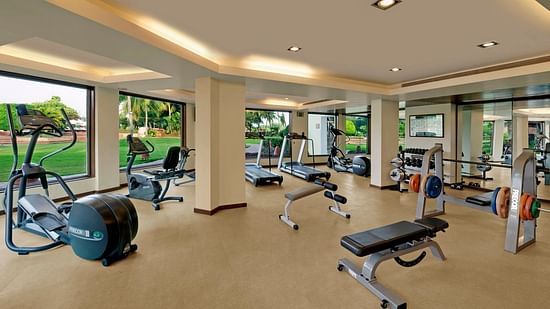 gym equipment in the fitness centre