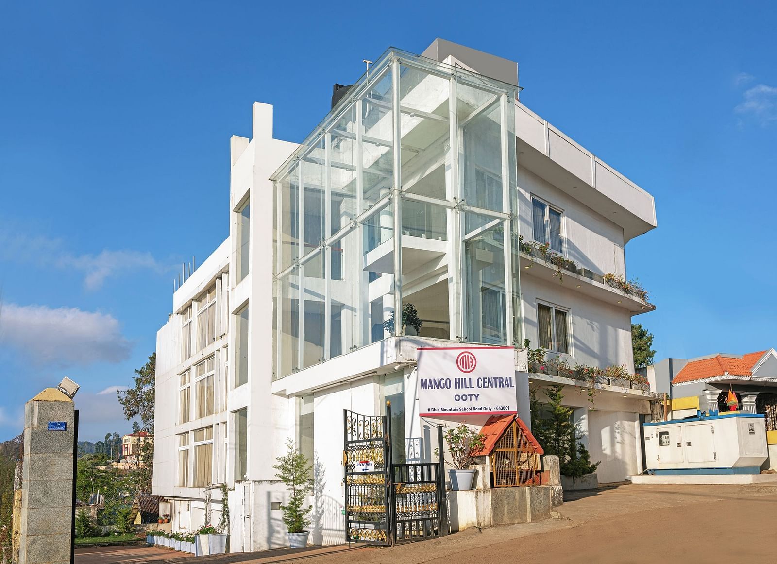 An imgae of a facade during a broad daylight  | Mango HIll Central, Ooty
