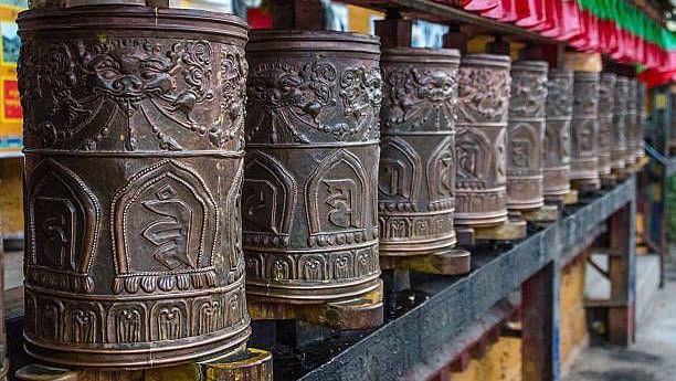 Darjeeling Monestry stock image