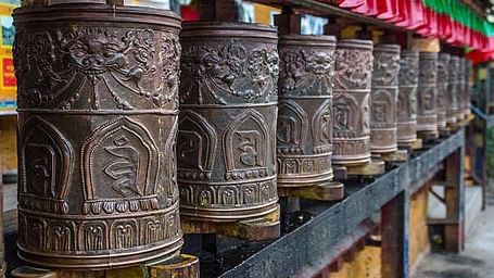 Darjeeling Monestry stock image