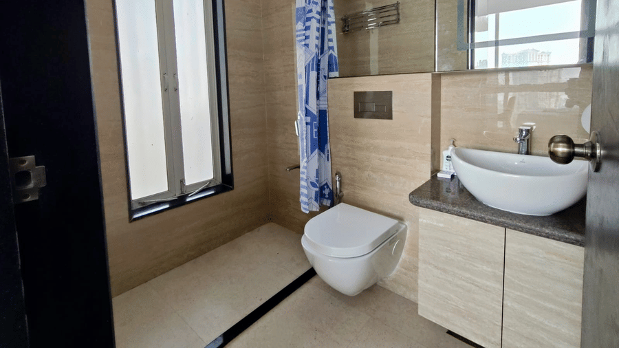 washroom at Maxxvalue Hotel, Chitranjan Tower, Powai with posh interior and modern setting1