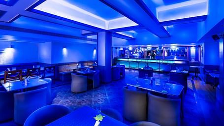 A view of The Cellar at Regency Kanchipuram by GRT Hotels.