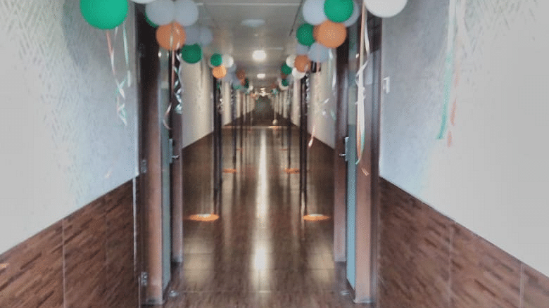 Independence Day Decoration Corrdior