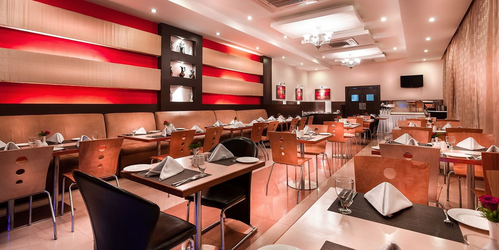 A view of the dining area at Lotus, one of the Tuticorin best restaurants - Regency Tuticorin by GRT Hotels