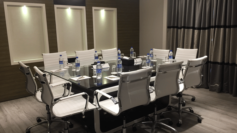 The Empresa Boutique Hotel - the boardroom sitting style at the conference hall in Mumbai
