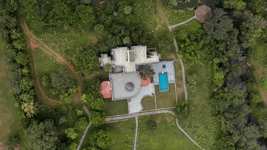 Drone Shot - -Surya Bagh Ajabgarh-Sariska
