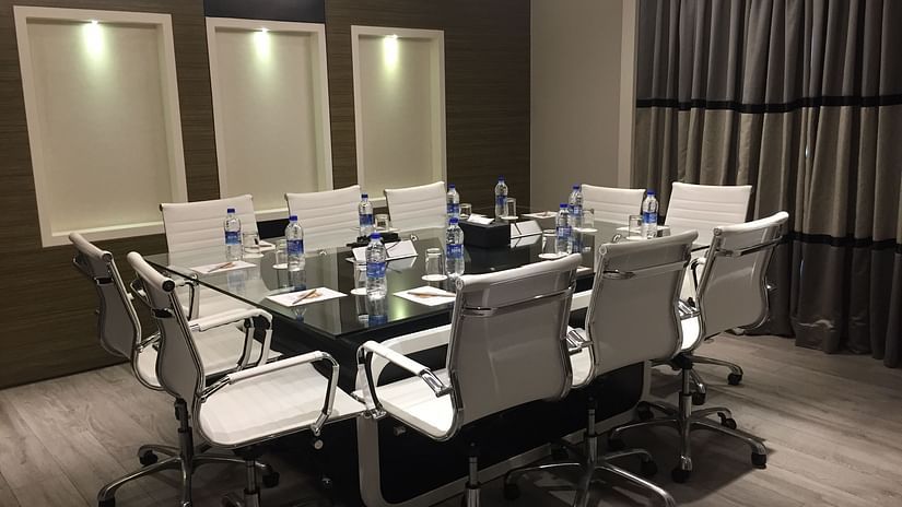 The Empresa Boutique Hotel - the boardroom sitting style at the conference hall in Mumbai