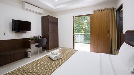 The Sanctum Suites, Bangalore Bangalore Premium King Room with balcony 1 The Sanctum Suites Bangalore