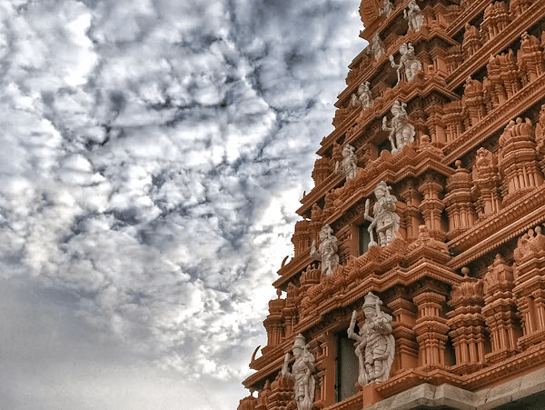 Image of a temple with intricate carvings