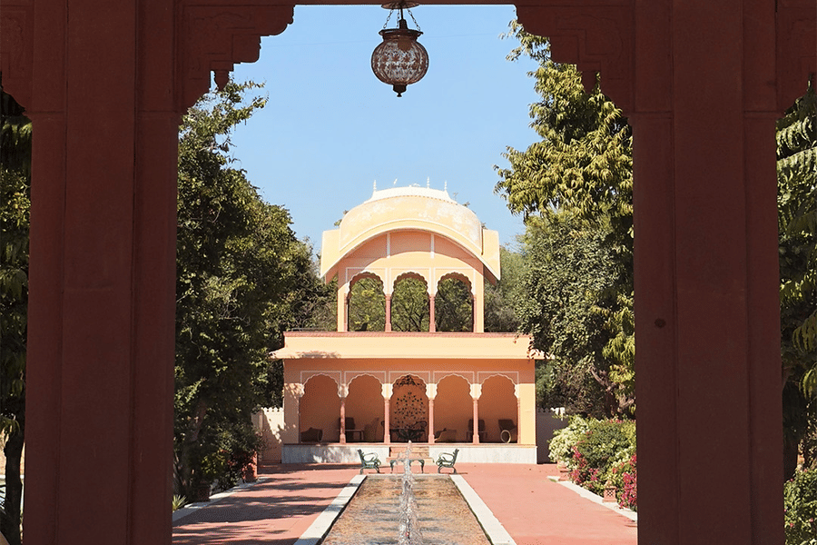 Baradari - Outdoor Dining at Umaid Palace Dausa- Heritage Resorts Near Jaipur