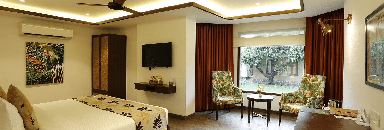 A picture of interior of Kings Suite at The River View Retreat - Corbett