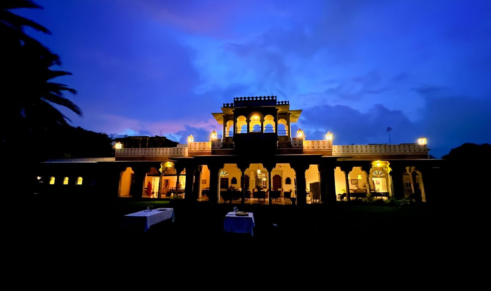 Facade image of Dev Shree, Deogarh at night