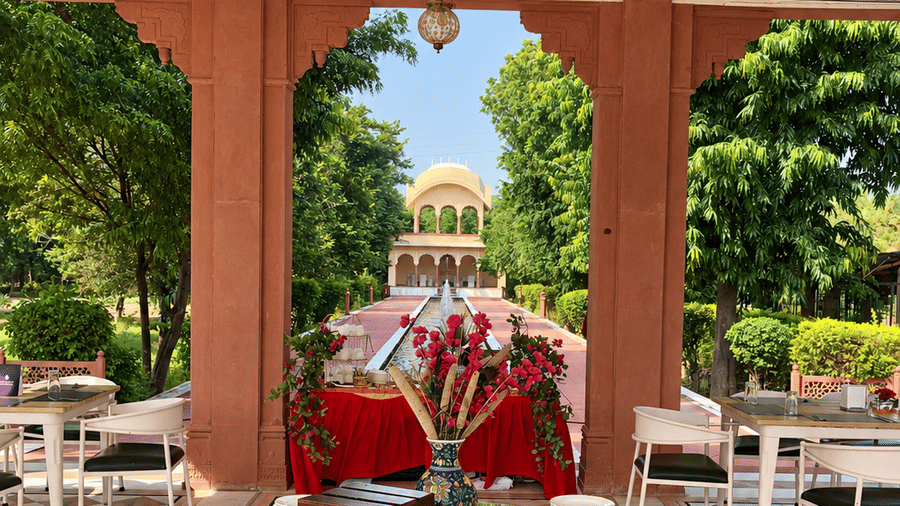 Baradari High Tea and Fountains Reflections-Umaid Palace Dausa-Lakeside Heritage Resort-6