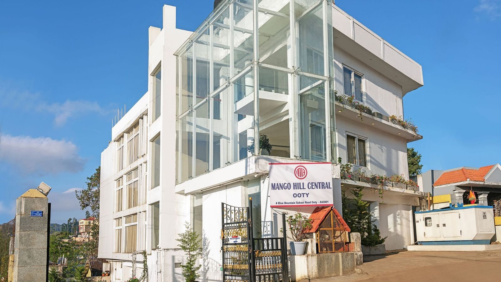 An imgae of a facade during a broad daylight  | Mango HIll Central, Ooty