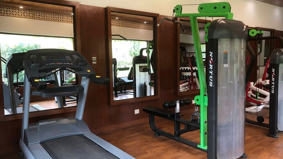 Mastiff Grand, Manali Manali		 A gym featuring multiple fitness