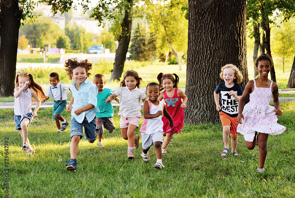 kids in park