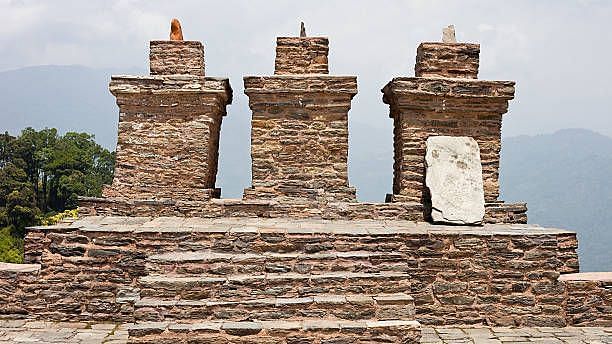 Rabdentse ruins are part of Buddhist religious pilgrimage circuit starting with the first monastery at Yuksom known as the Dubdi Monastery
