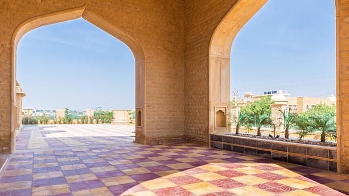 Main Porch at Sairafort Sarovar Portico Jaisalmer