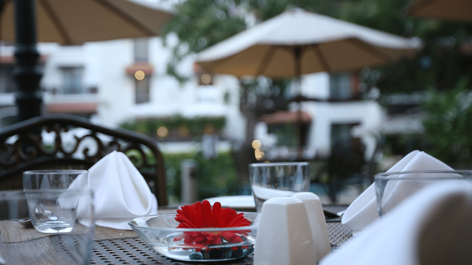 Centrepiece on dining table - Rhythm Lonavala