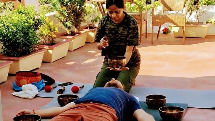 meditation-yoga @ Lamrin Boutique Cottages, Rishikesh