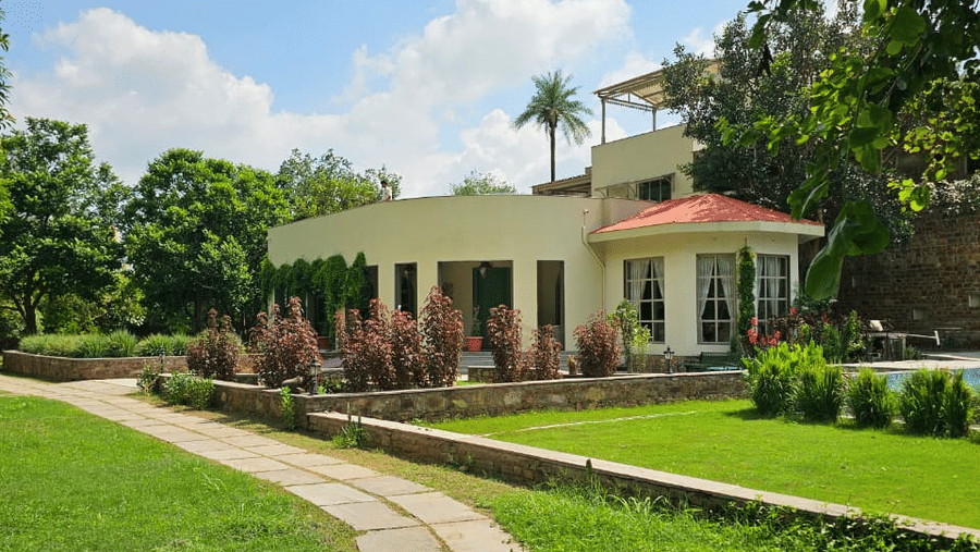 Facade-Surya Bagh-Landscape Monsoons.JPG