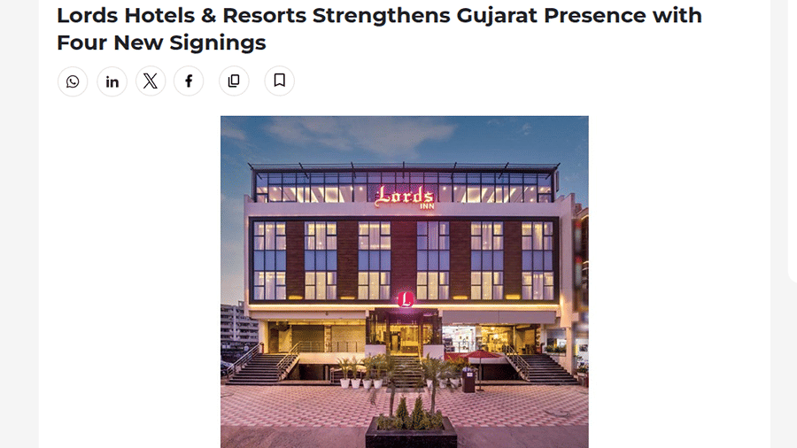 Lords Hotels & Resorts Strengthens Gujarat Presence with Four New ...