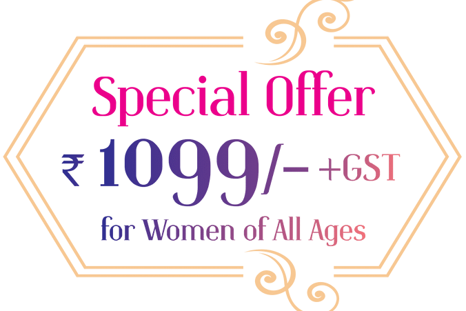 A decorative promotional banner highlighting a Women's Day special offer.