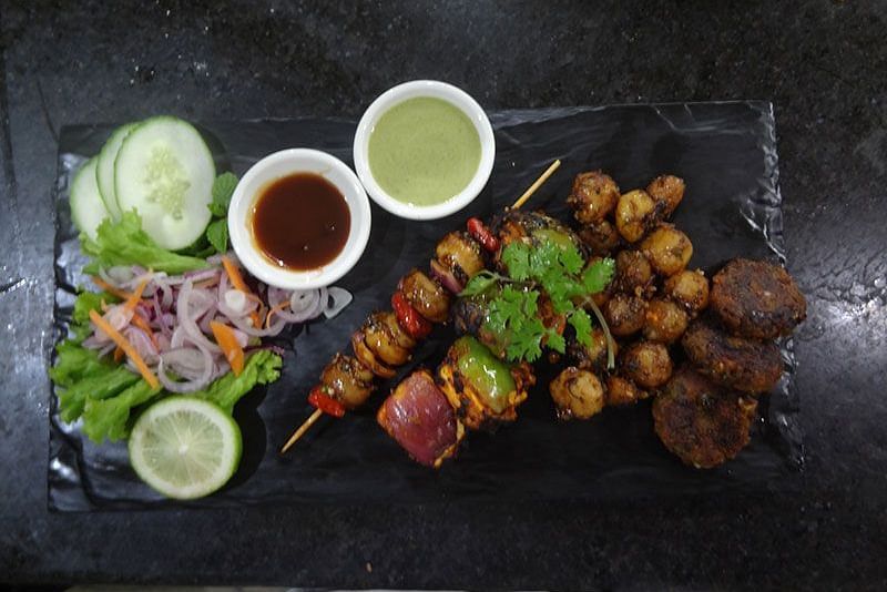 alt-text Assorted veg kebabs offered at Ginger, a restaurant in Shillong 2