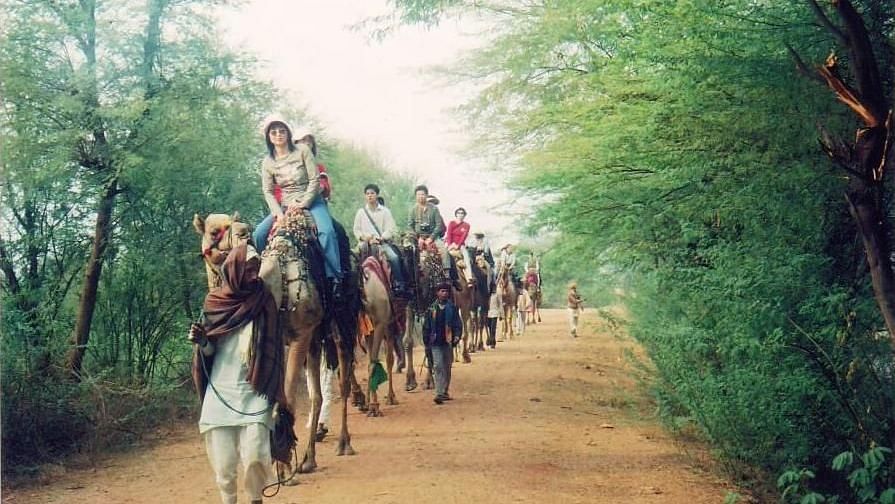 Camel Safari at Umaid Palace Hotel Kalakho Dausa Rajasthan