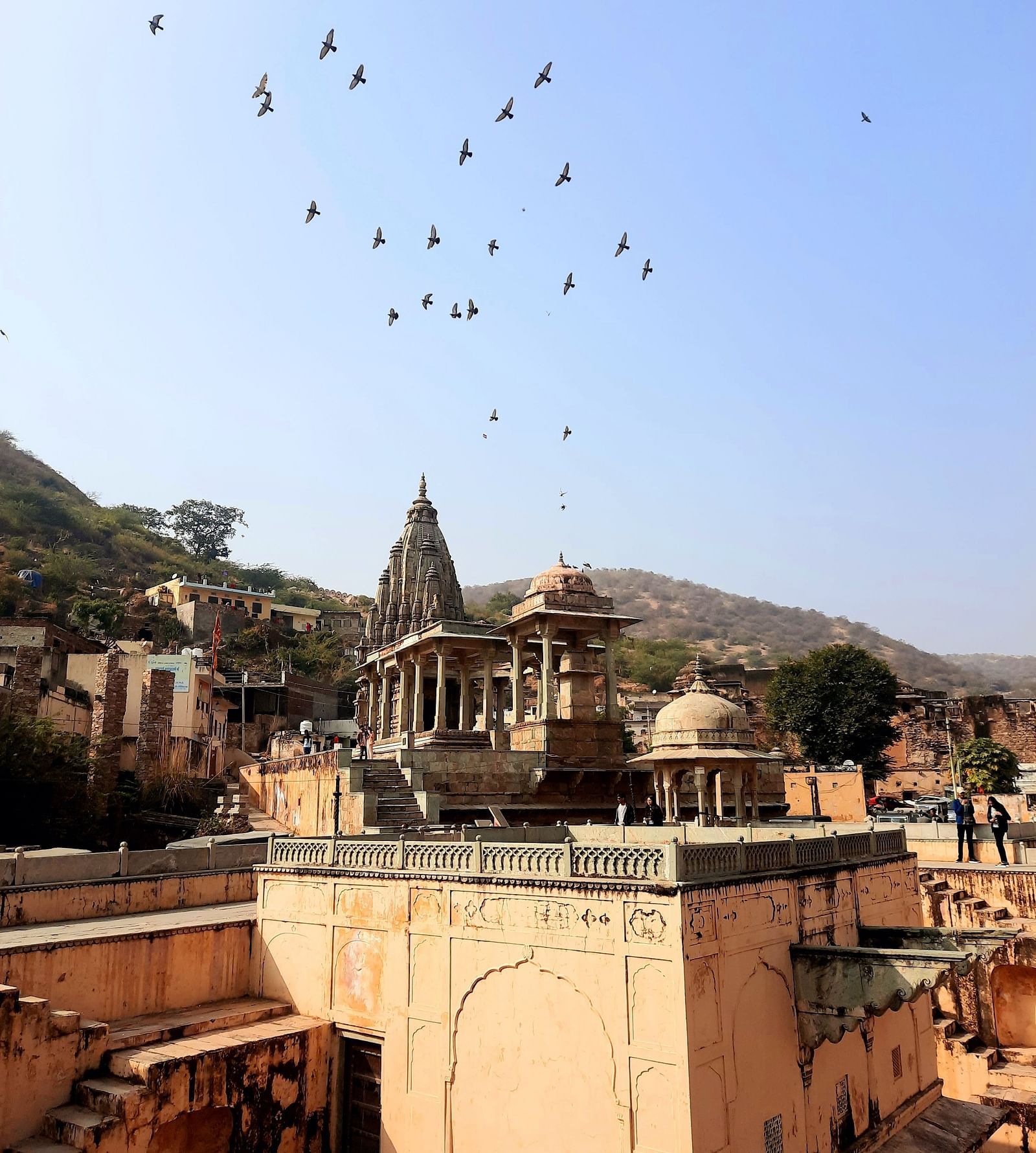 Exterior of a fort near Sariska