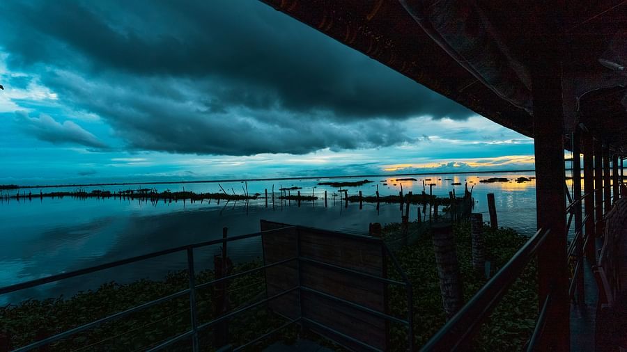 Rhythm Kumarakom - the view of the river from the resort