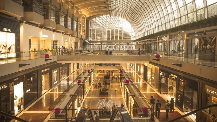 interior of a mall