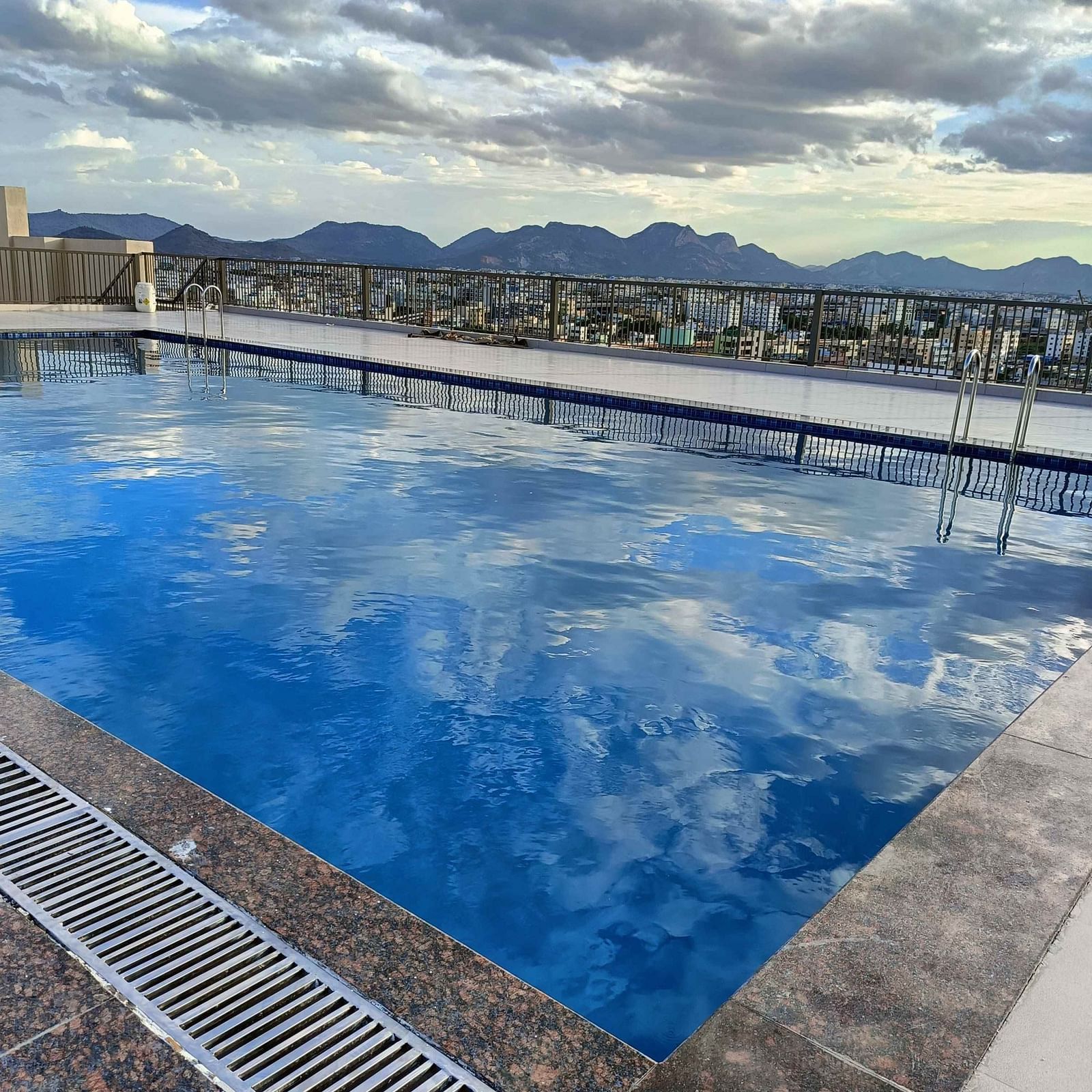 Overview of the Rooftop Pool - Starlit Suites, Tirupati