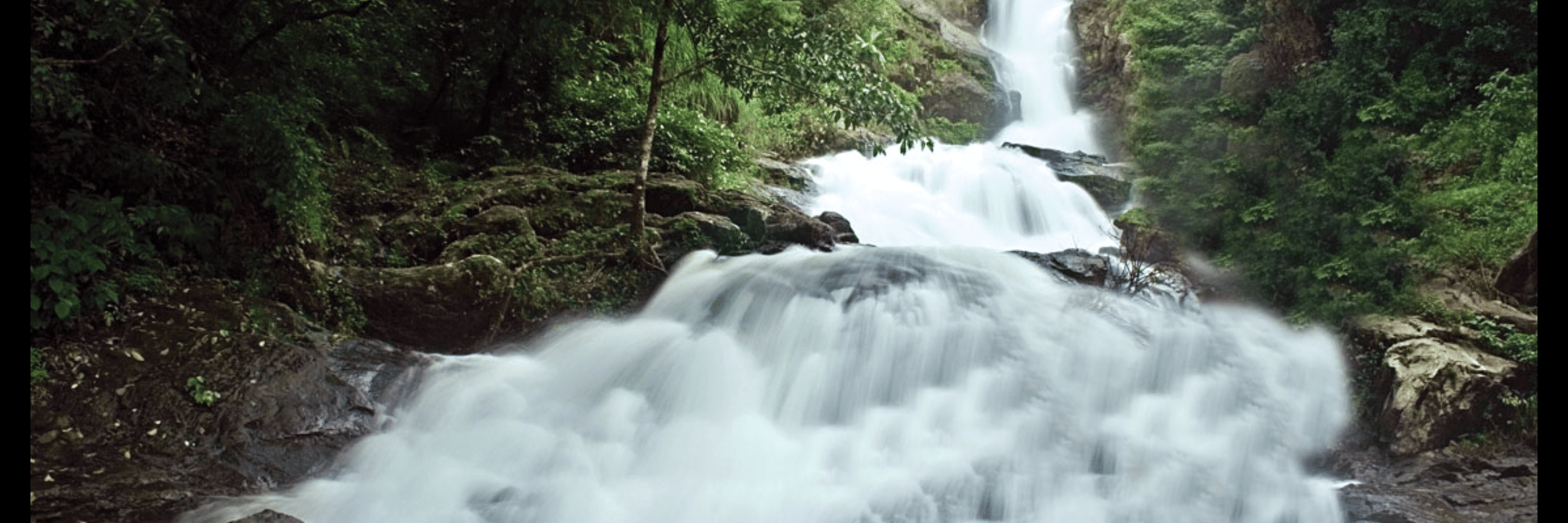 Iruppu Waterfalls in the Western Ghats near Nagarahole