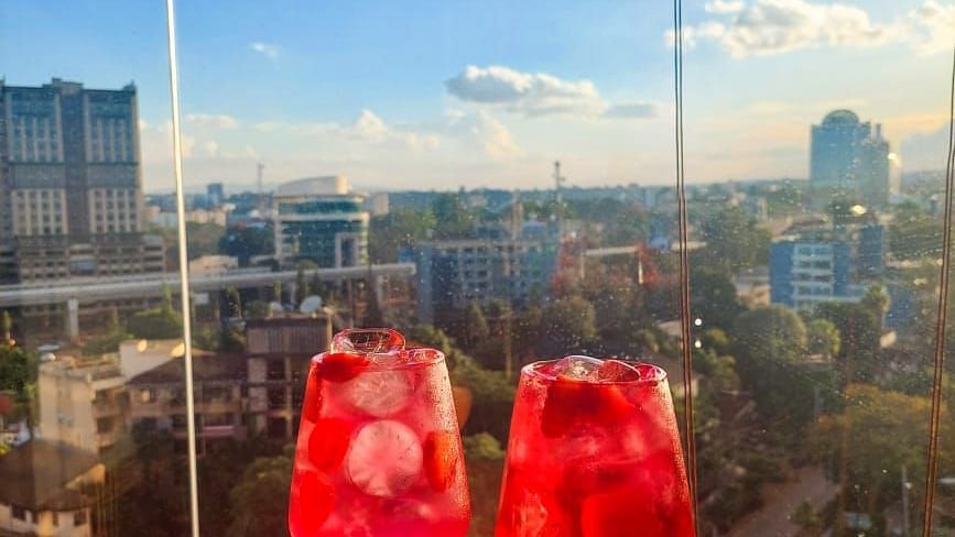 Drinks served at Asiatic Lounge
