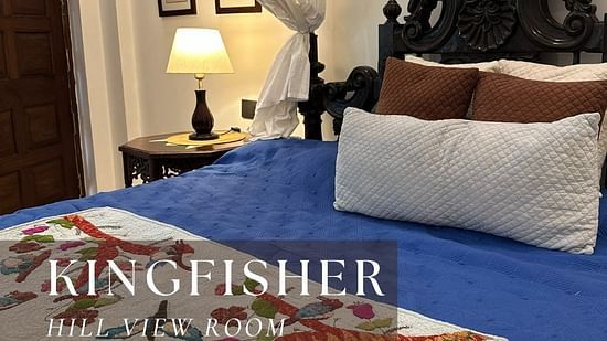 Kingfisher bedroom with beautiful room Furniture and paintings
