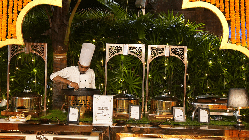 Buffet Spread with a Variety of Dishes at a Luxurious Resort