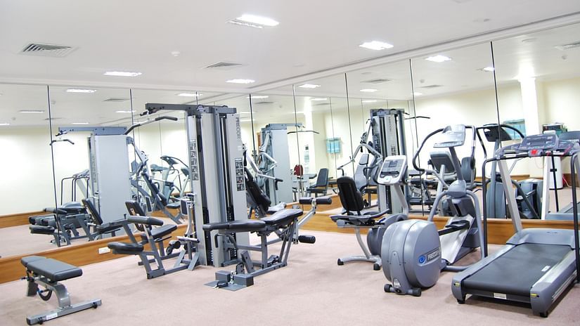 equipment at Gym at Raj Park Hotel Alwarpet Chennai