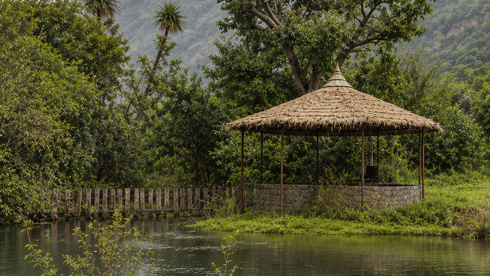 Gazebo and Fishing Point - In House Experiences - Surya Bagh-Ajabgarh